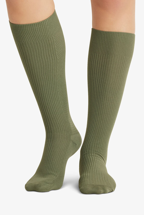 Calcetines de compresión suave Cherokee para mujer - 8-12 mmHg - Moss - 1