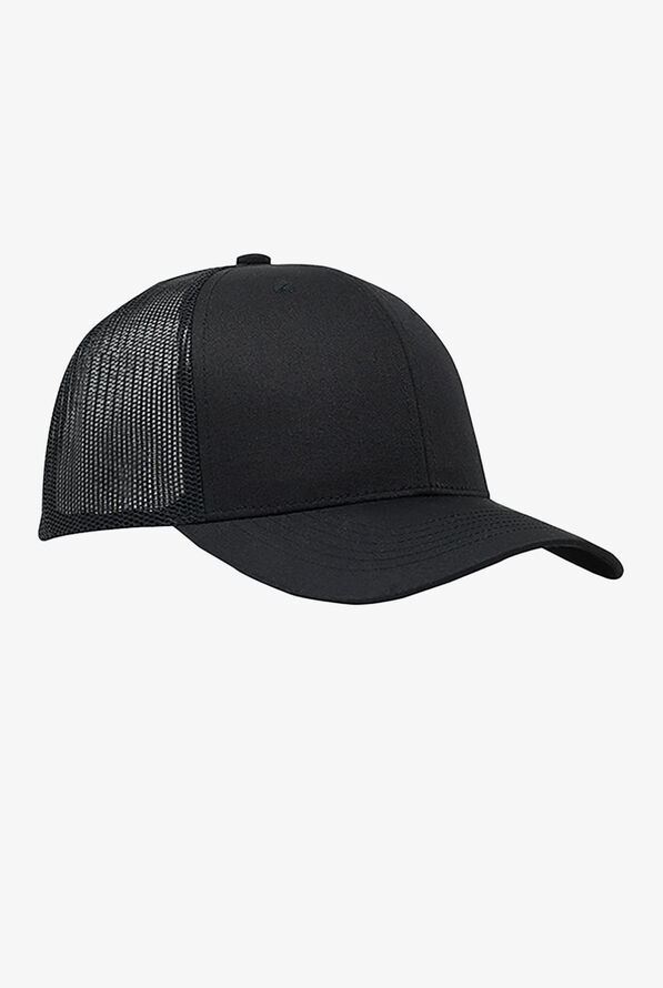 Cobra 6-Panel Unisex Mesh Back Chef Baseball Cap - Black - 1