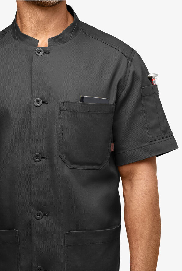 Chaqueta de chef manga corta Industry Line para hombre - Black - 2
