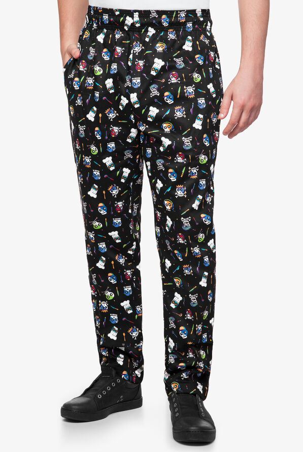 UA CHEF &trade; Men's Rad Chefs Baggy Printed Chef Pants - null - 1