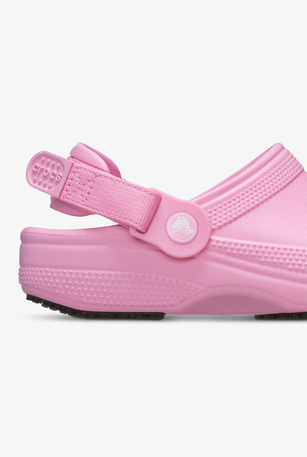 Crocs Unisex Classic Work Pink Tweed Clogs - null - 4