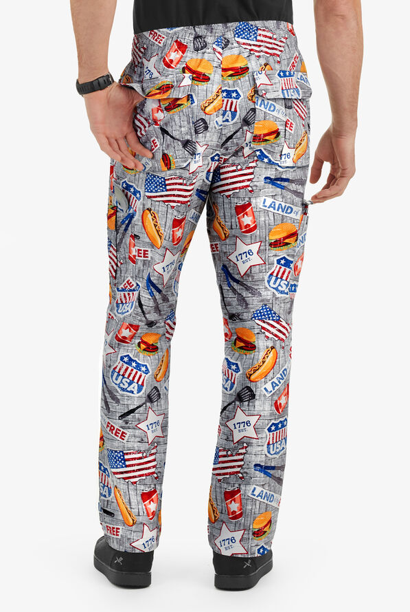Pantalón estampado de gastronomía UA CHEF™ Cook Out con 7 bolsillos para hombre - null - 3
