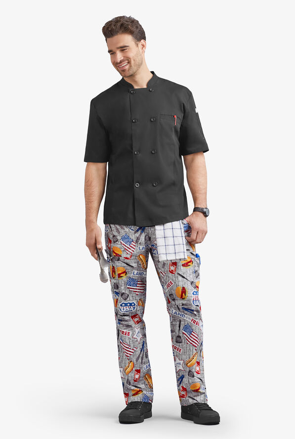 UA CHEF™ Cook Out Men's 7-Pocket Utility Printed Chef Pants - null - 2