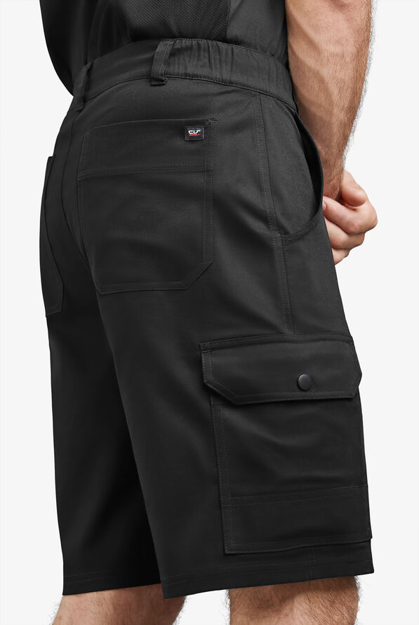 Chef 360 Men's Cargo Pocket Utility Chef Shorts, Men's Chef Shorts