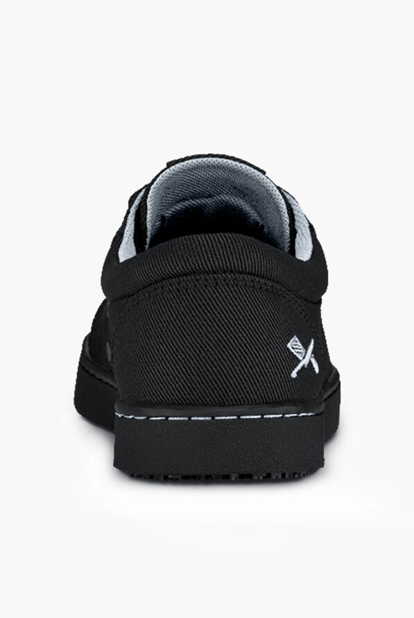 Mozo Grind Vegan Men's Slip Resistant Chef Shoes - Black - 5