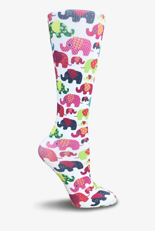 Cutieful Elephant Women's 10-18 mmHg Wide Light Compression Socks - null - 1