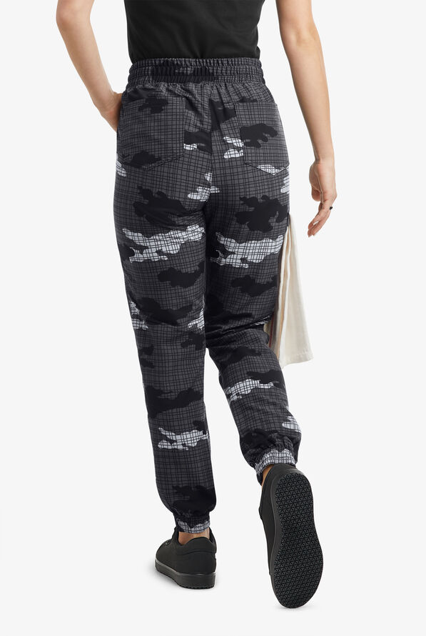 Pantalón estampado de gastronomía CHEF PERFORMANCE STRETCH Camouflage estilo jogger con 5 bolsillos para mujer - null - 4