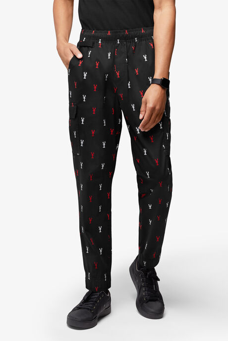 CHEF 360 Lobster Catch Men's 7-Pocket Utility STRETCH Chef Jogger