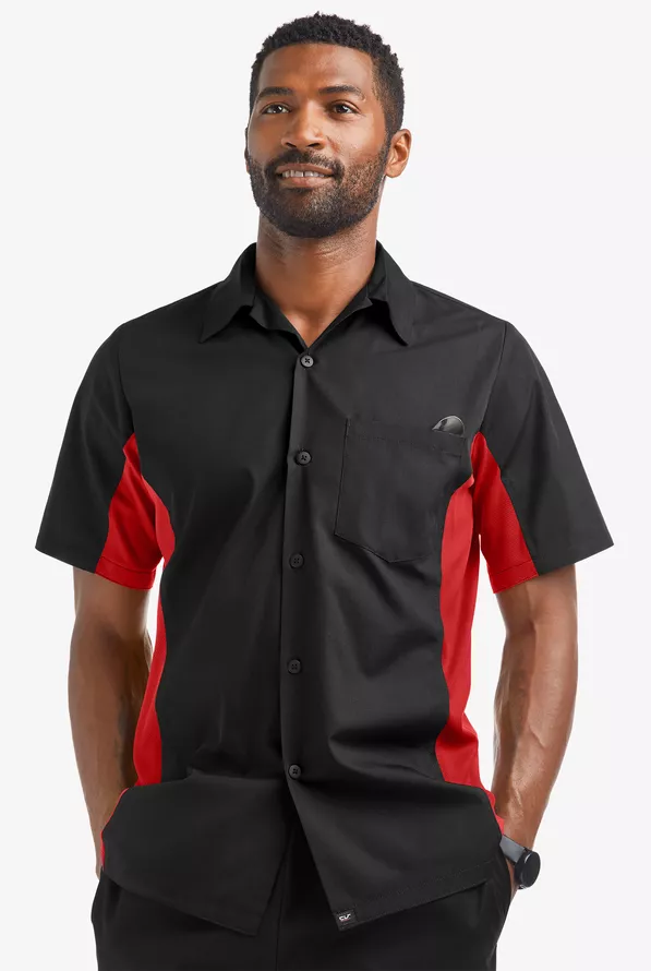 Men's Versa Kitchen Shirt With Mesh Side Panels | Men's Kitchen Shirts Men's Versa Kitchen Shirt With Mesh Side Panels | Men's Kitchen Shirts