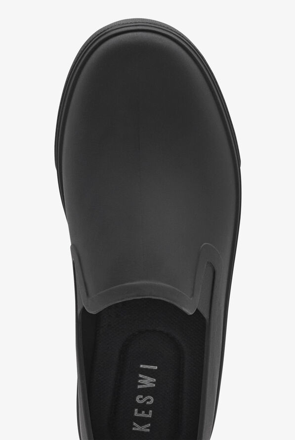 KESWI Women's Extra Comfort Slip On Shoes - Black - 2