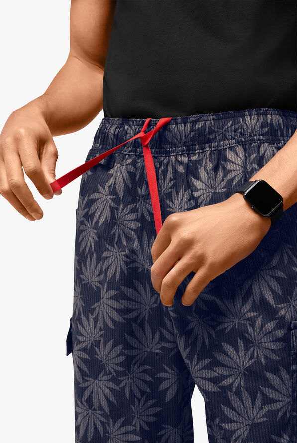 CHEF 360 Happy Leaves Men's 7-Pocket Utility STRETCH Chef Jogger - null - 3