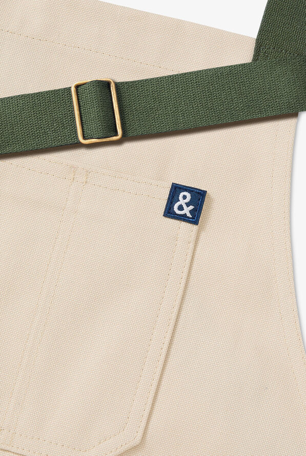 Hedley and Bennett Essential Unisex Apron - Sage White - 2