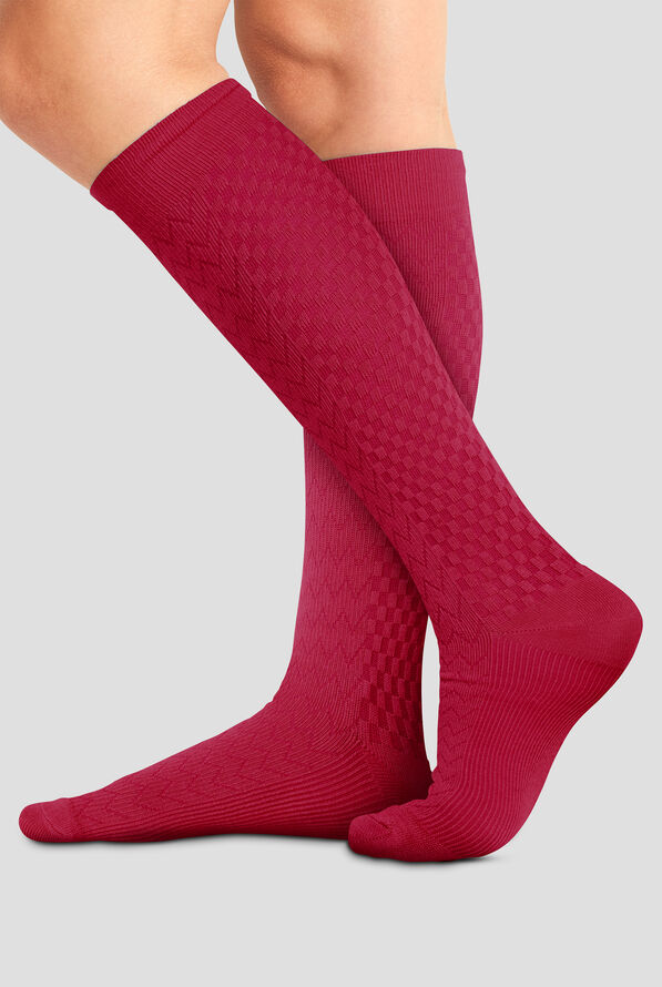 Calcetines de compresión suave Cherokee para mujer - 8-12 mmHg - Red - 2