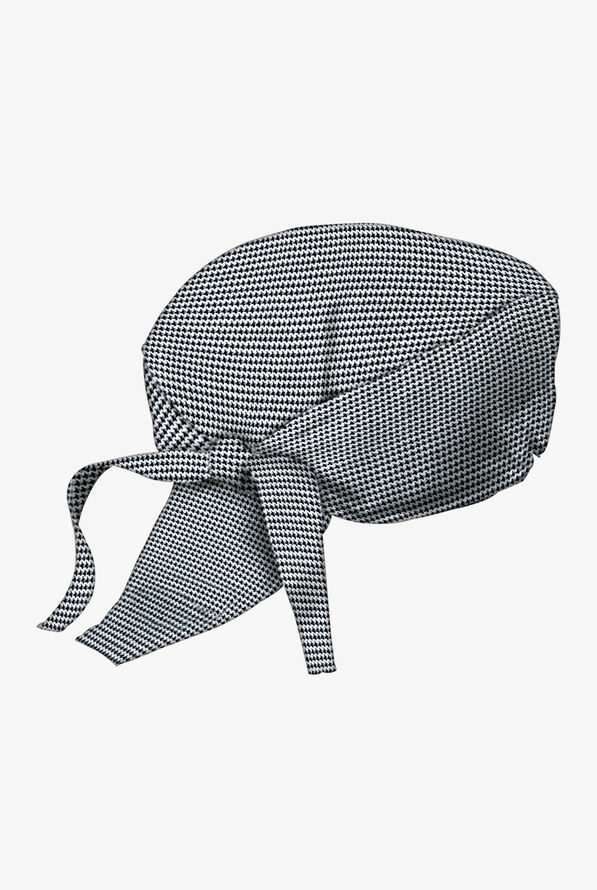 UA CHEF™  Houndstooth White -Chef Head Wraps - null - 1