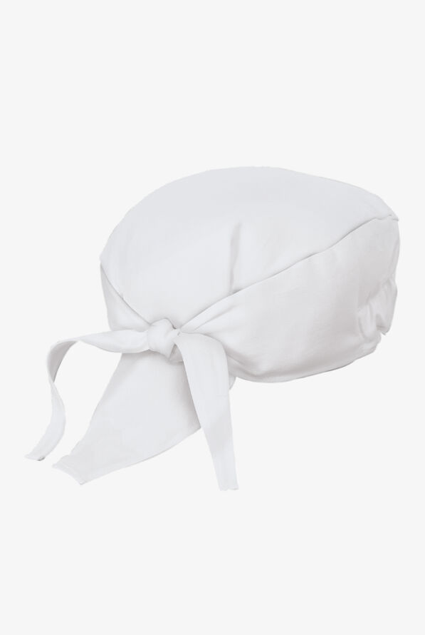 UA CHEF™ Unisex 100% Cotton Chef Head Wraps - White - 1