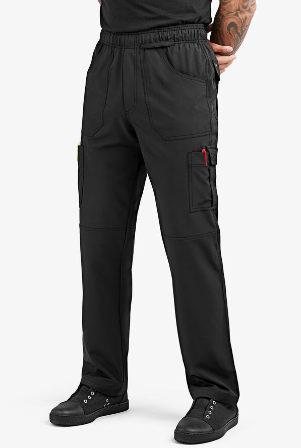 Pantalón de gastronomía CHEF PERFORMANCE STRETCH con 6 bolsillos para hombre - Black - 1