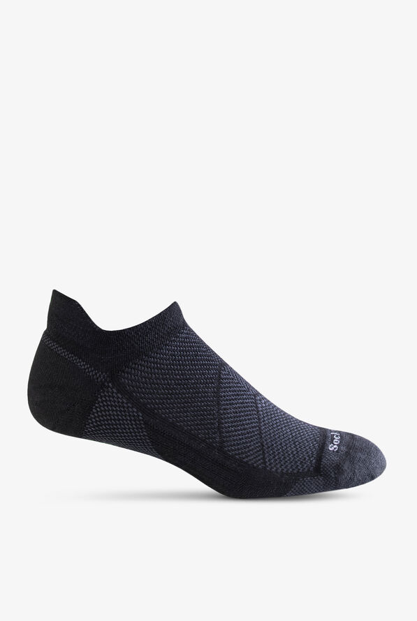 Calcetines de compresión al tobillo Sockwell Elevate Micro para mujer - Black - 1