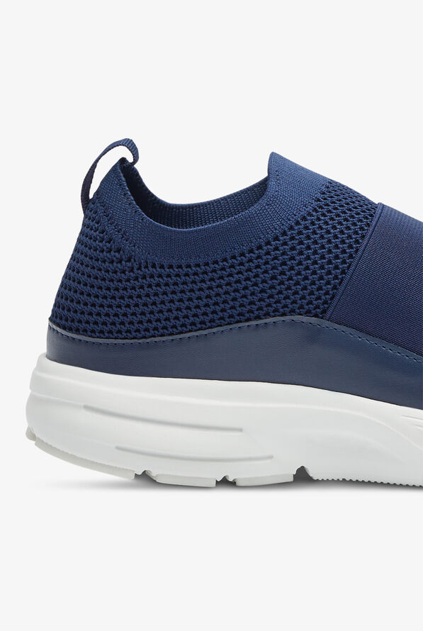 KESWI Women's Navy/White Athletic Slip On Shoes - null - 4