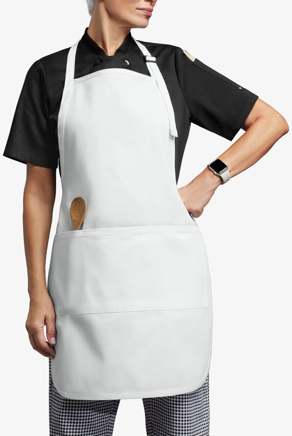 Port Authority® Easy Care Full-Length Apron with Stain Release - White - 1