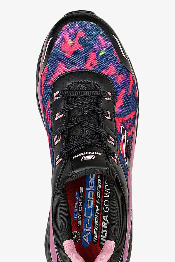 Skechers Work Women's Max Cushioning Elite SR Black/Multi Athletic Slip On Shoes - null - 2