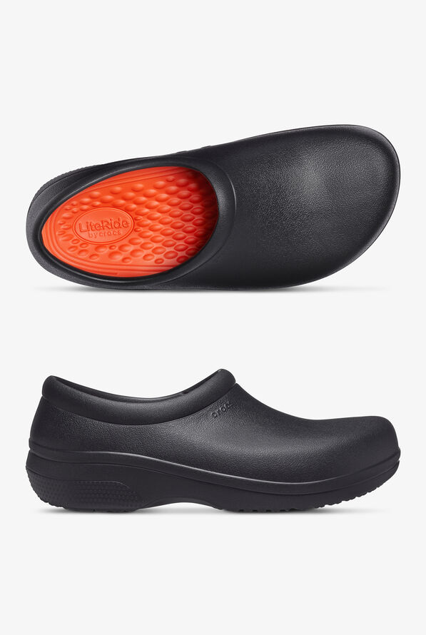 Crocs Men's On the Clock Literide Clogs - Black - 1