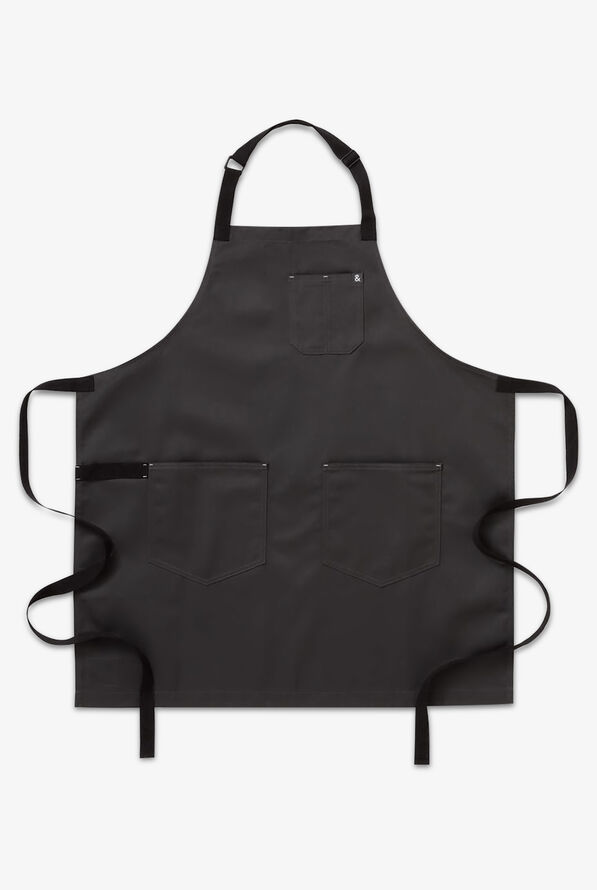 Hedley and Bennett Essential Unisex Apron - CHAR GREY - 1