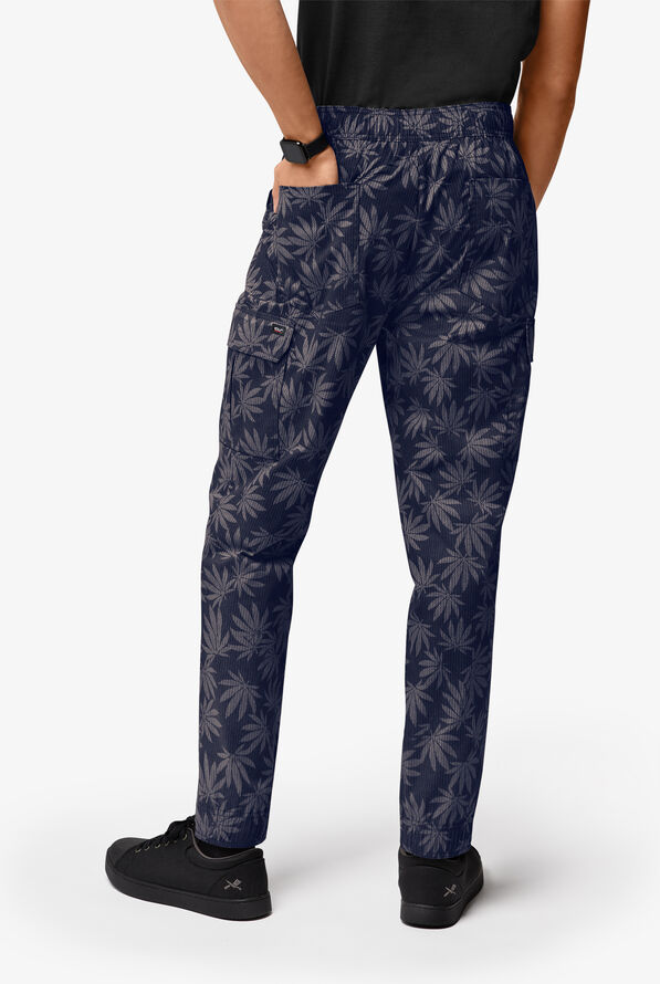 CHEF 360 Happy Leaves Men's 7-Pocket Utility STRETCH Chef Jogger - null - 4