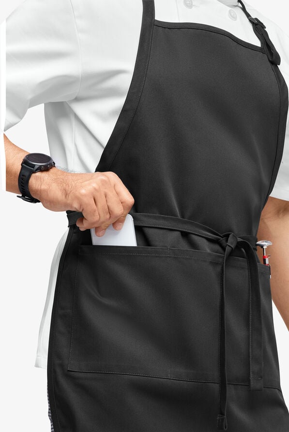 Port Authority® Easy Care Full-Length Apron with Stain Release - Black - 2