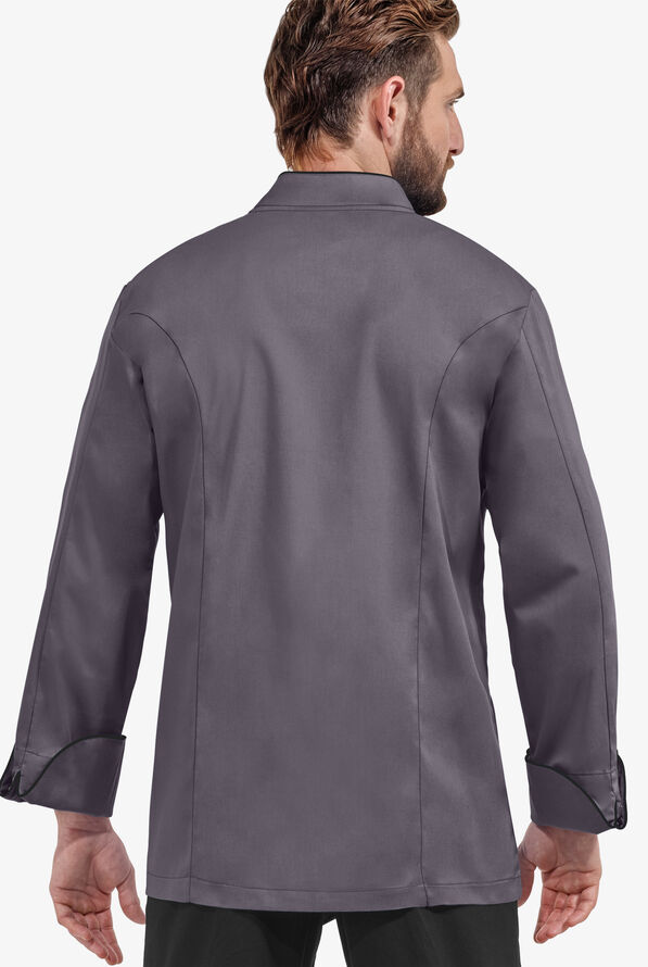 Traditional Chef Coat with Piping 63516 Men's Chef Coats