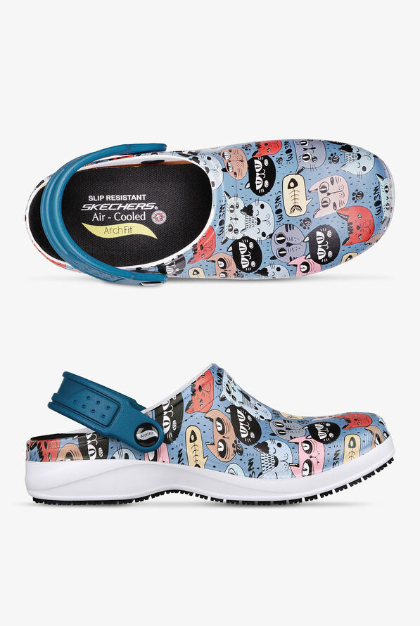 Skechers Work Women's Arch-Fit Riverbound Petties Clogs - null - 1