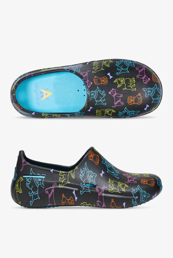 Anywear Unisex Streak Playful Pups Slip On Shoes - null - 1