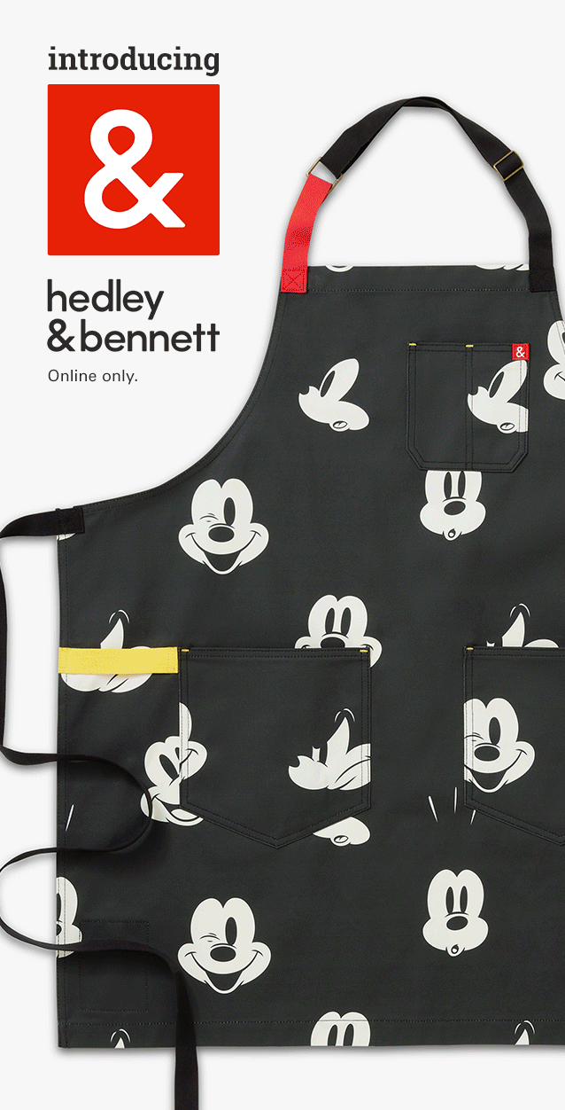 hedley & bennett Crossback Chef Apron Professional Italy