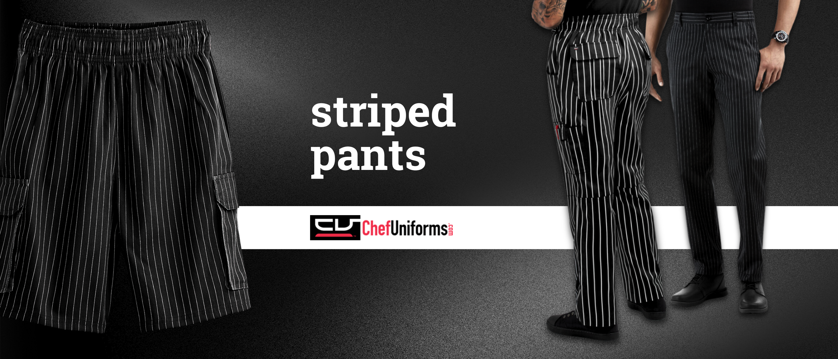 Striped Chef Pants