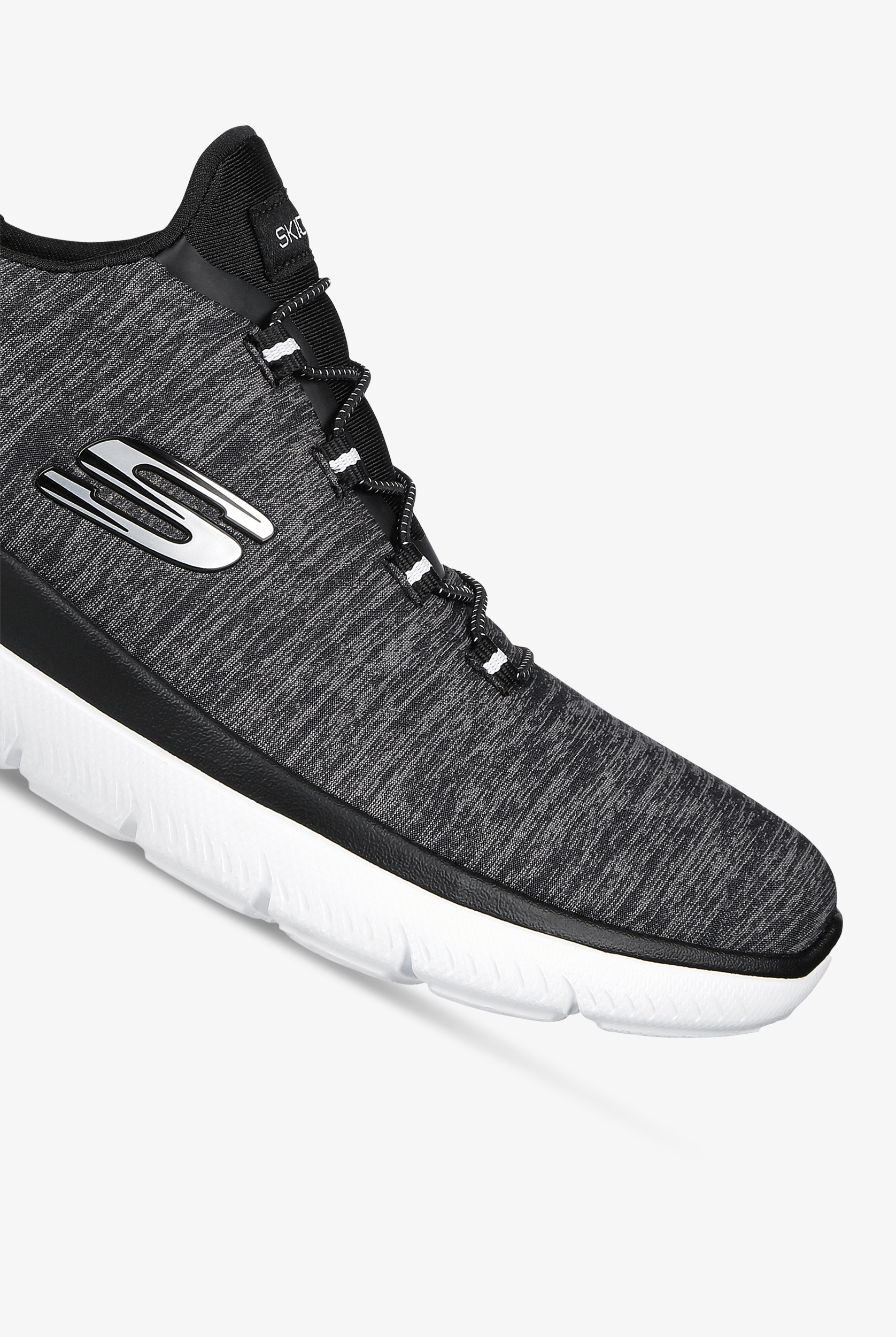 Skechers Sport Women's Summits Dazziling Haze Black Slip-Ins Athletic Nursing Shoes