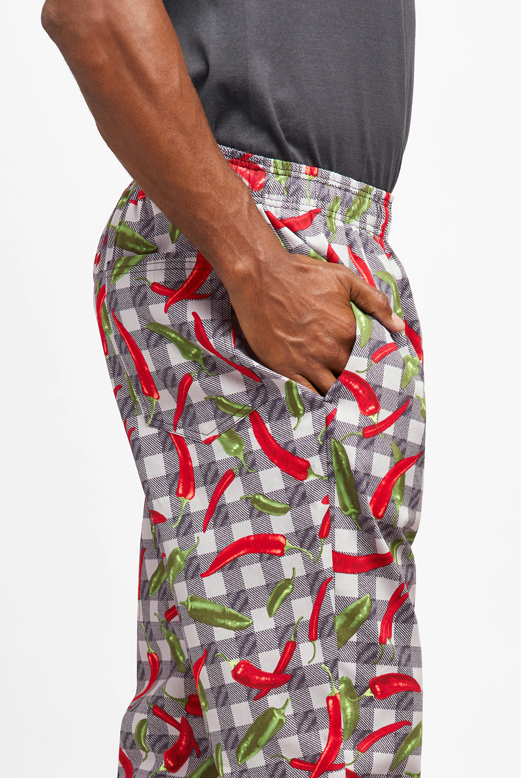 UA CHEF™ Mixed Pepper Men's 4-Pocket Relaxed fit Printed Chef Pants