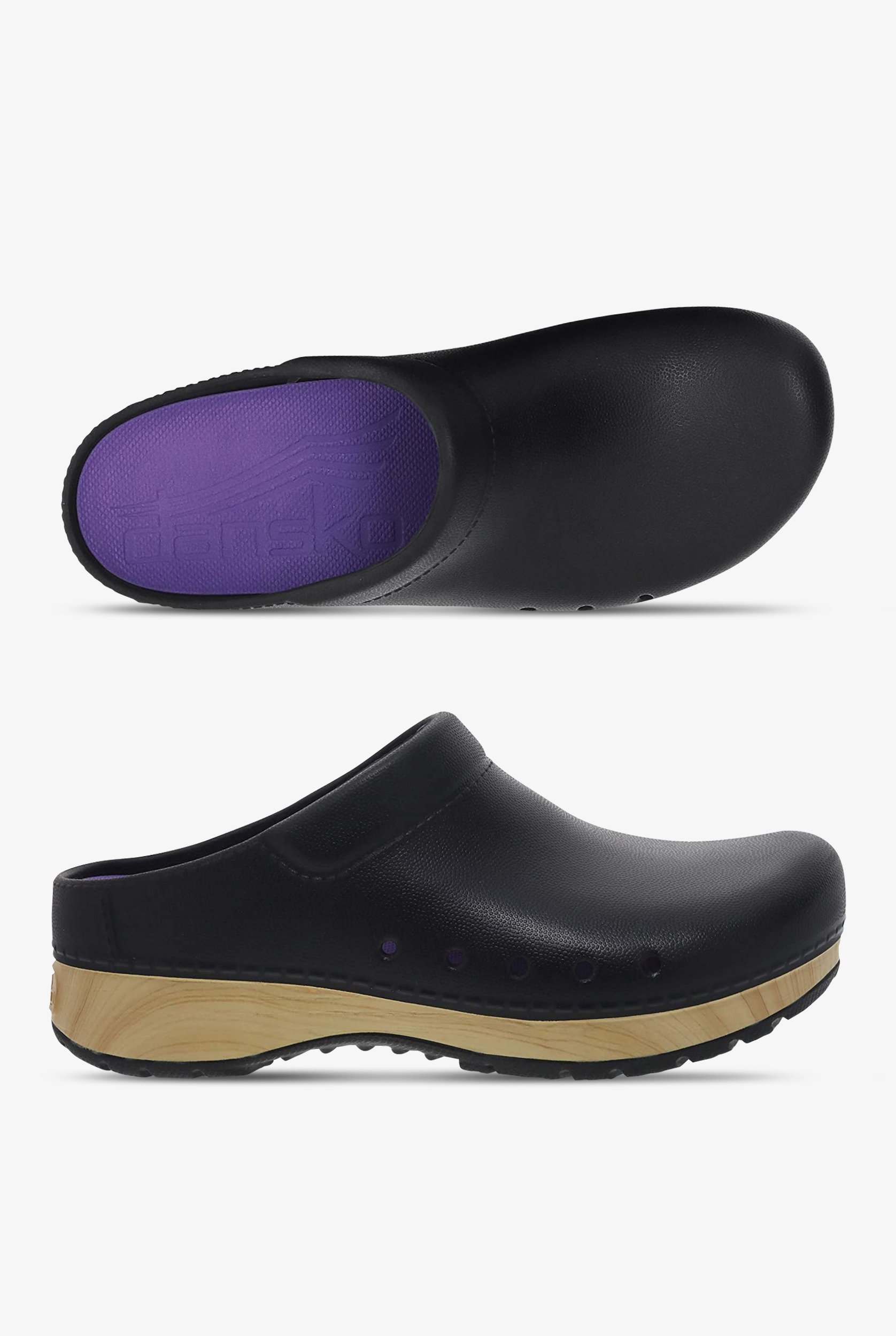 Zuecos Dansko Kane con tal&oacute;n abierto para mujer