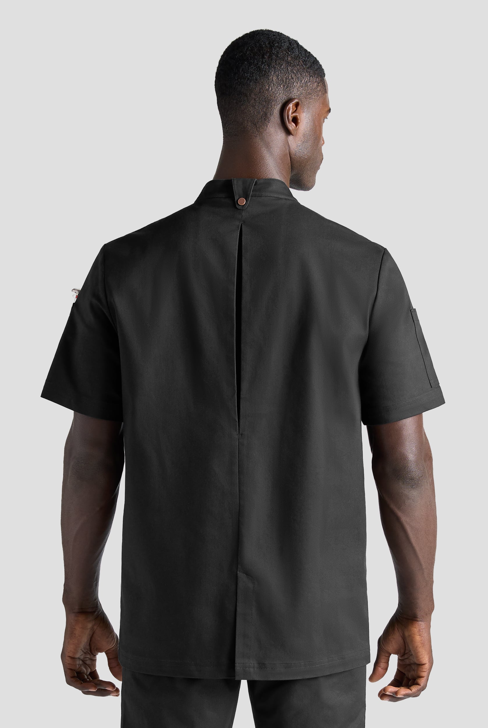 Industry Line Men&rsquo;s 4-Pocket Short Sleeve Chef Coat
