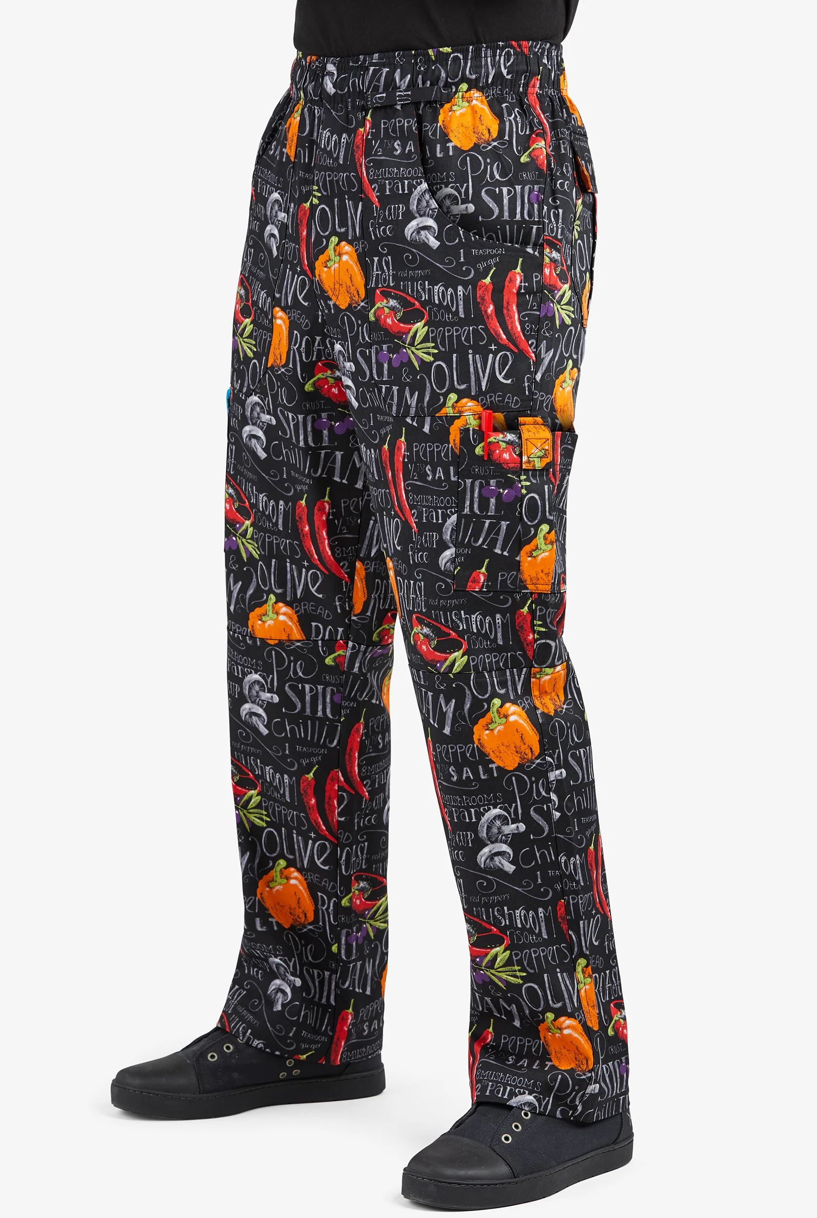 UA CHEF™ Chalkboard Men's 7-Pocket Utility Printed Chef Pants