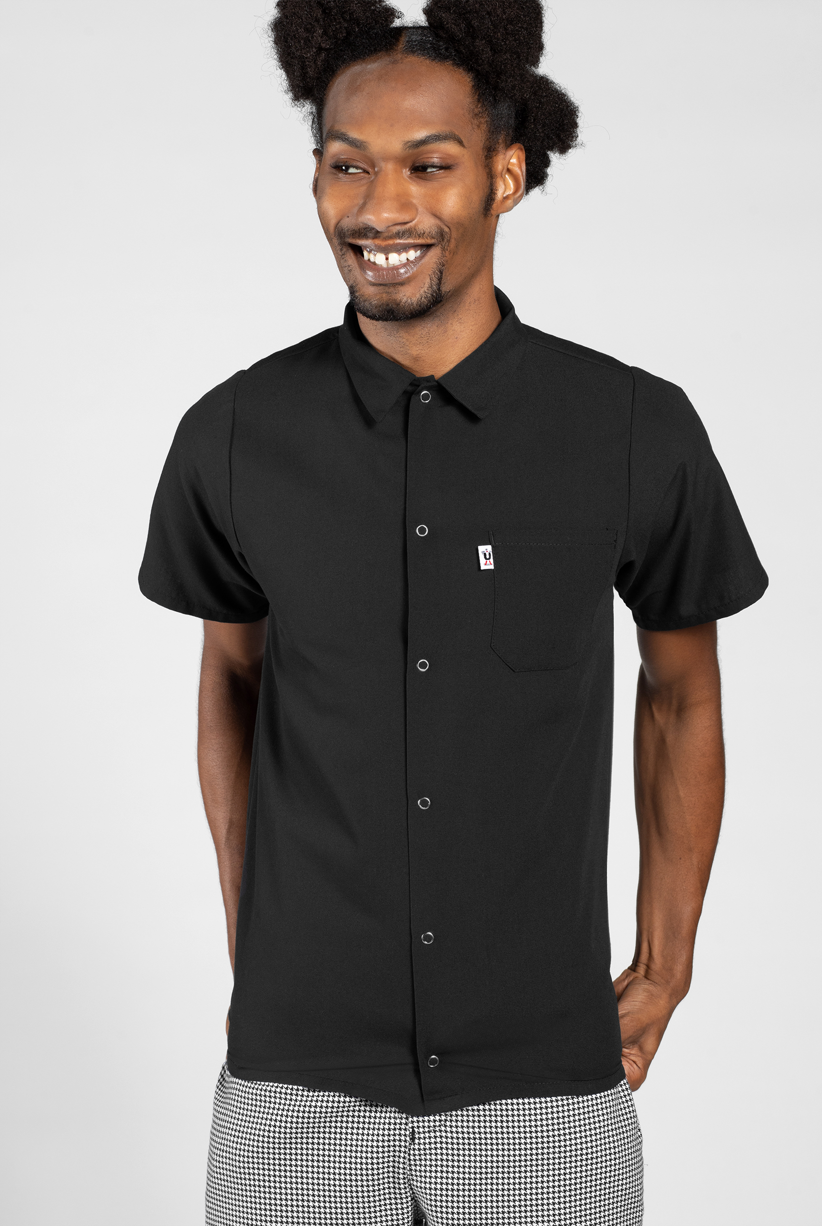 Uncommon Chef Snap Front Utility Cook Shirt