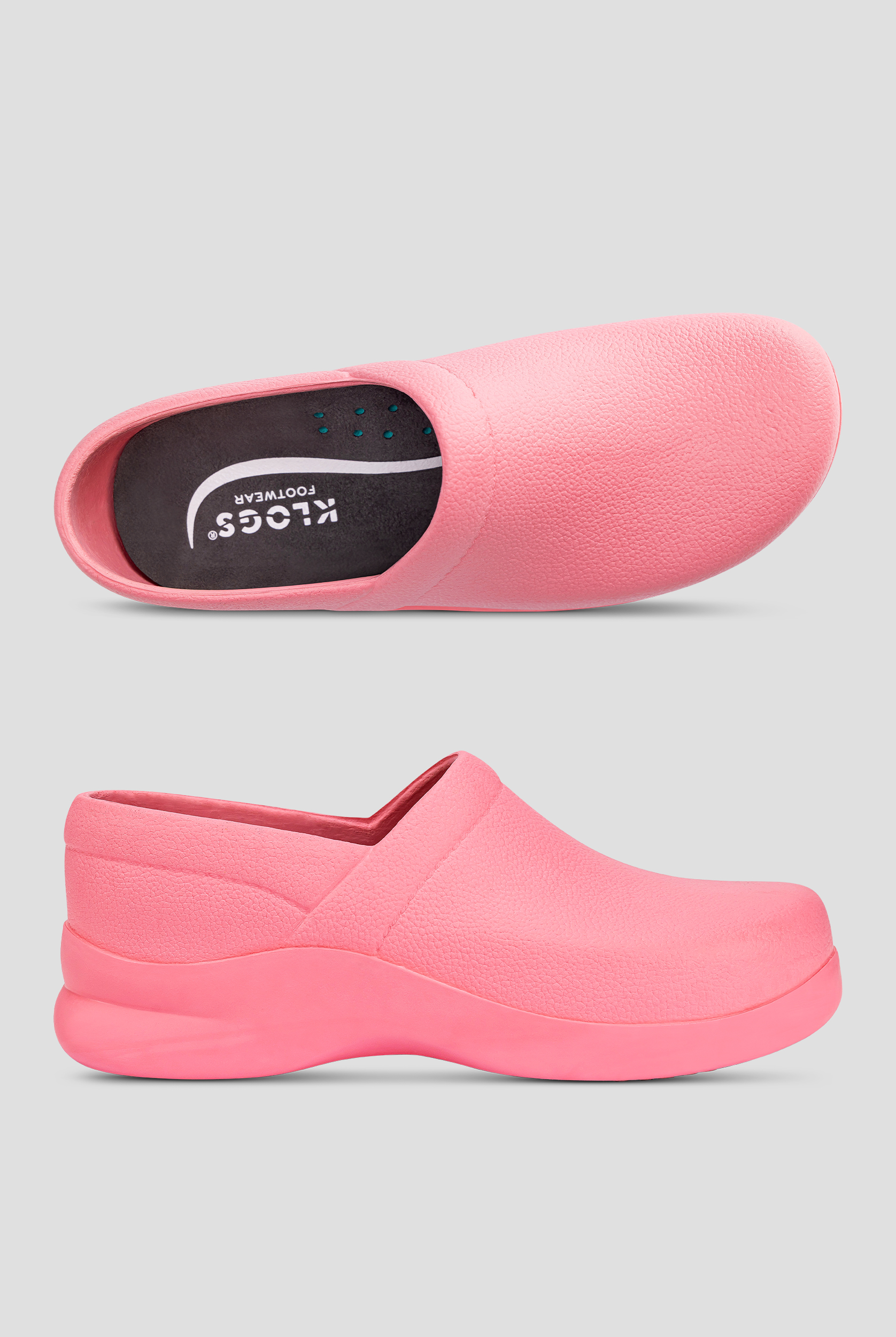 Zuecos antideslizantes Klogs Boca Flamingo Pink para mujer