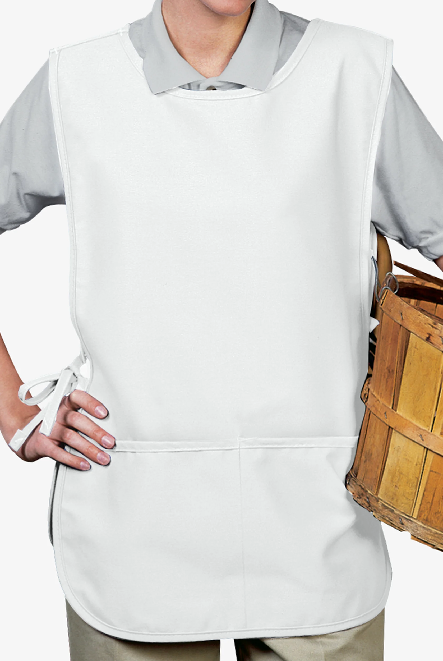Chef Uniforms Unisex 2-Pocket Cobbler Full-Rounded Chef Apron