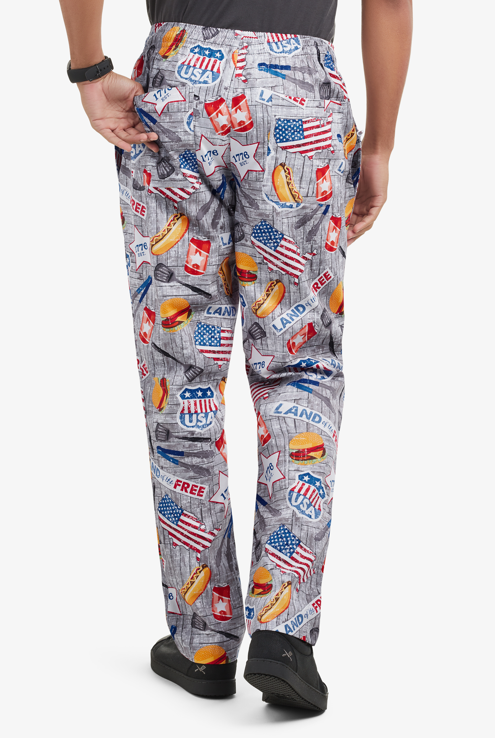 UA CHEF™ Cook Out Men's 4-Pocket Baggy Printed Chef Pants