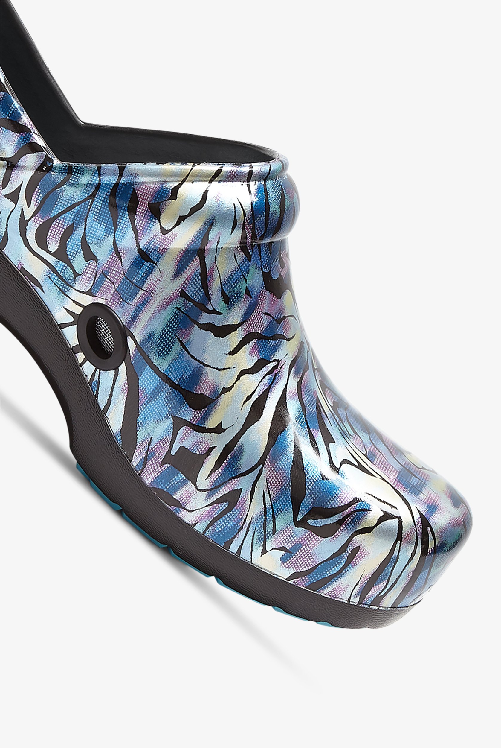 Anywear Women's Slip-Resistant Angel Iridescent Glam Clogs