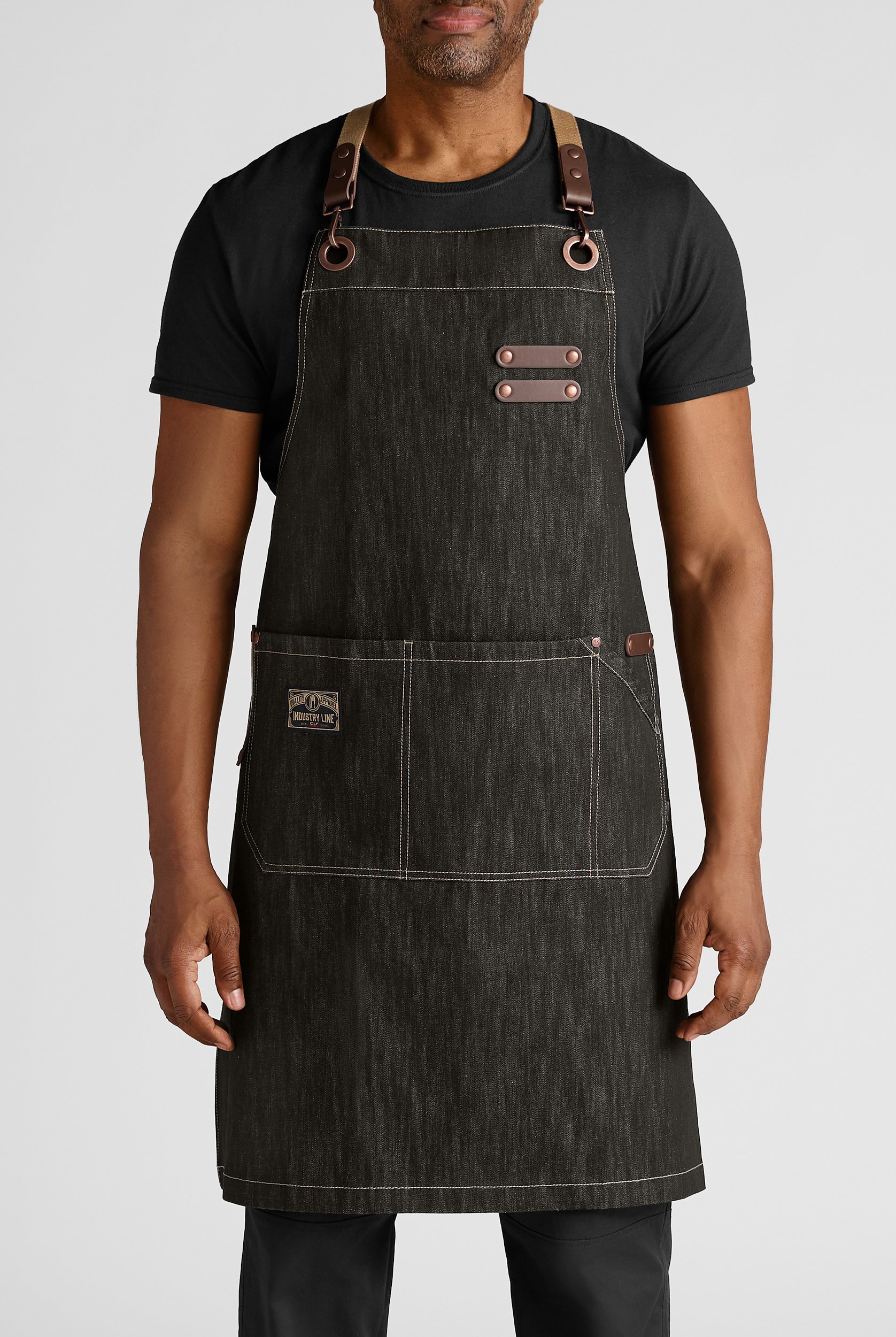 Pioneer Denim Crossback Bib Apron