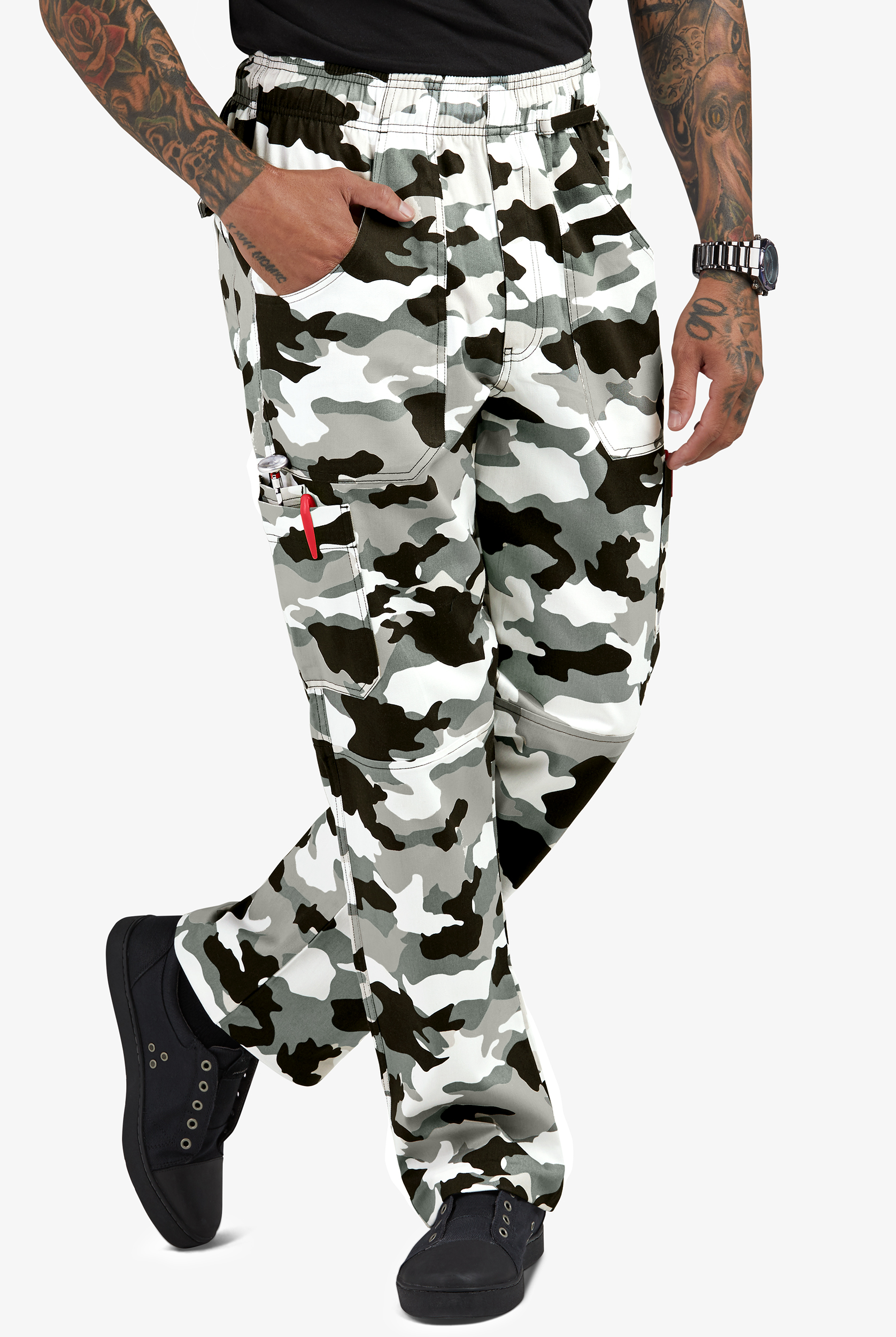 UA CHEF™ Camouflage Men's 7-Pocket Utility Printed Chef Pants