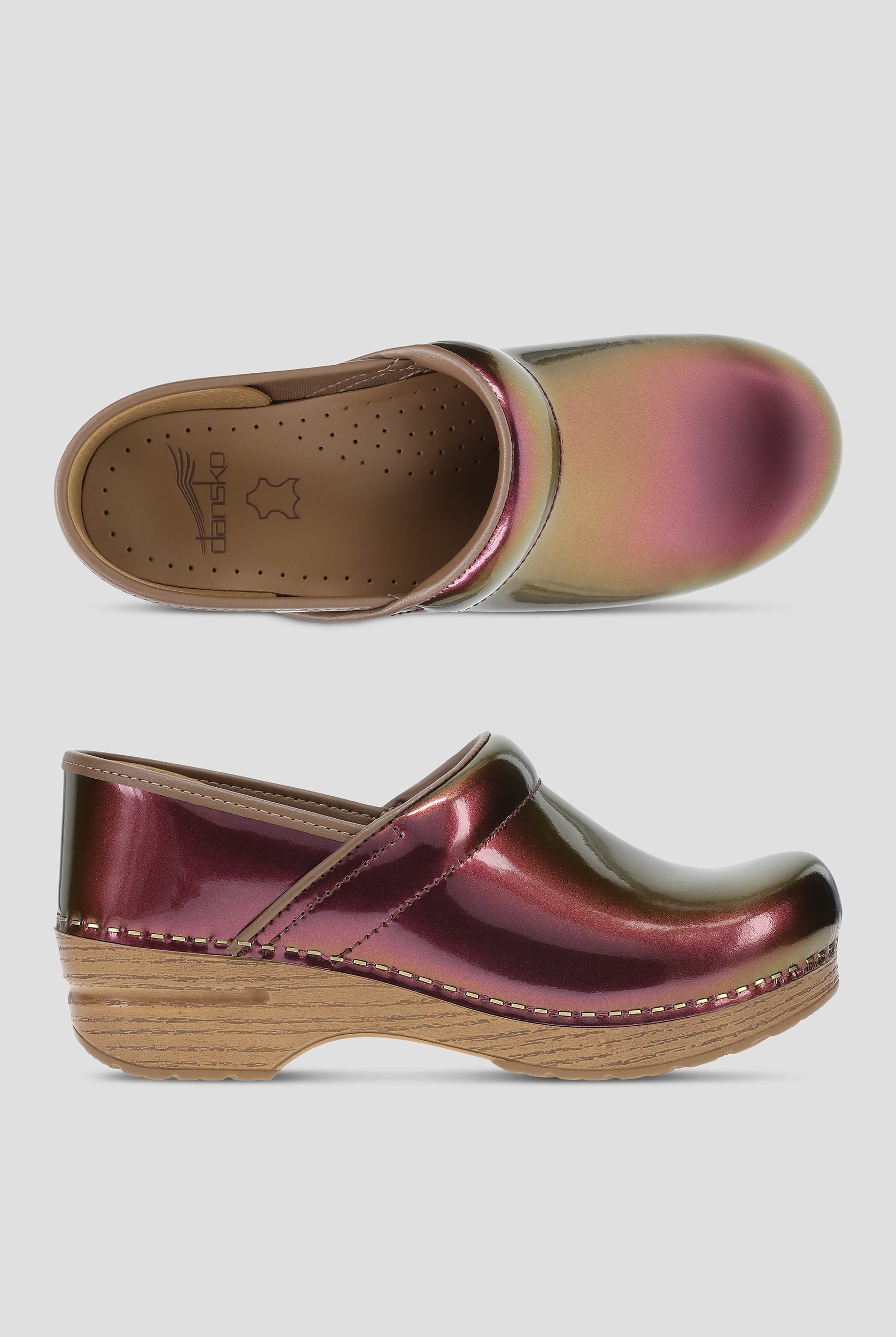Zuecos antideslizantes Dansko Professional Passion Color Shift para mujer de edici&oacute;n limitada