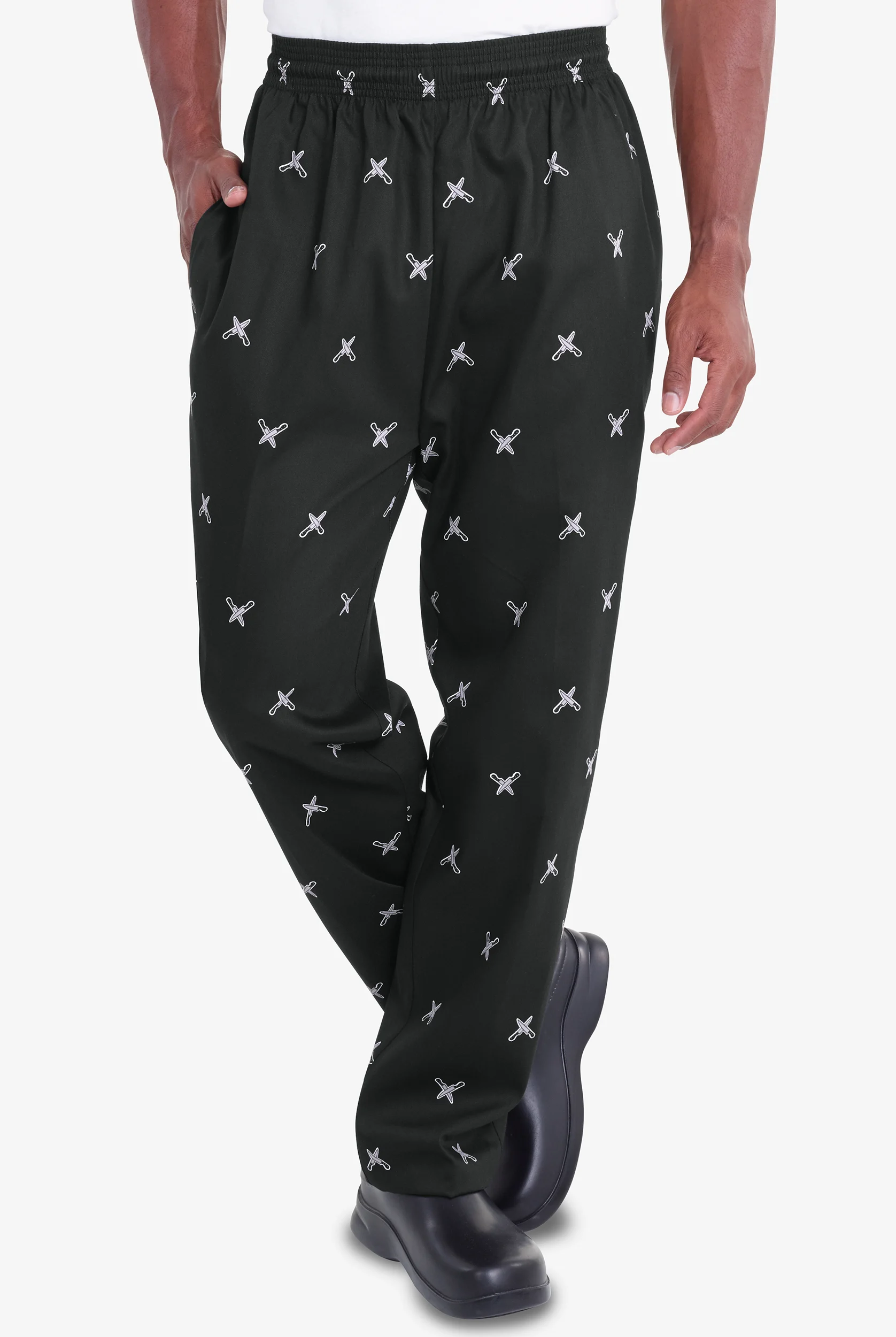 UA CHEF™ Knives Men's 4-Pocket Baggy Printed Chef Pants