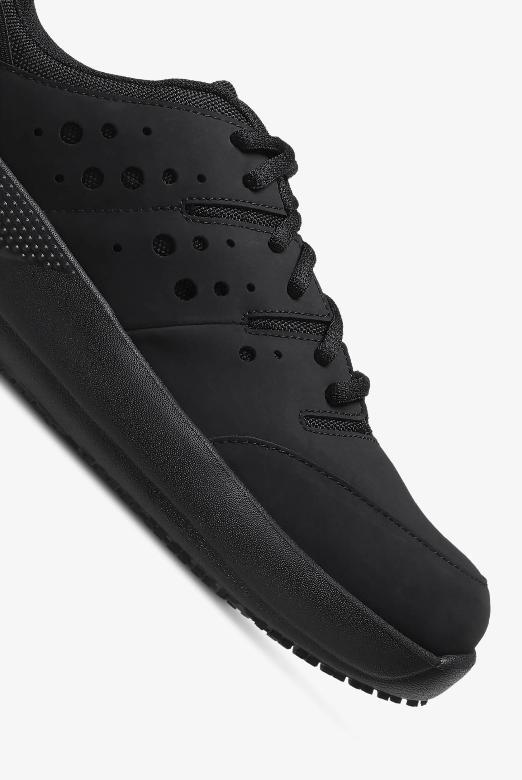 Crocs Men's On the Clock Triple Black Athletic Lace Up Shoes