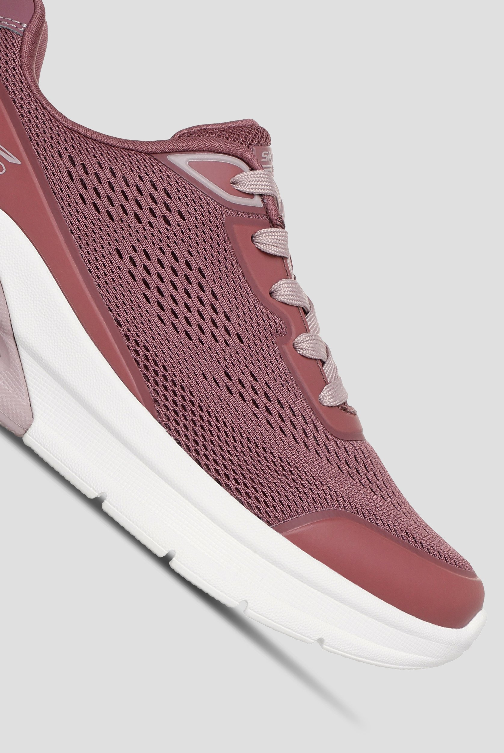 Skechers Bobs Sport Women's Knit Lace Up Glide-Step Sneaker