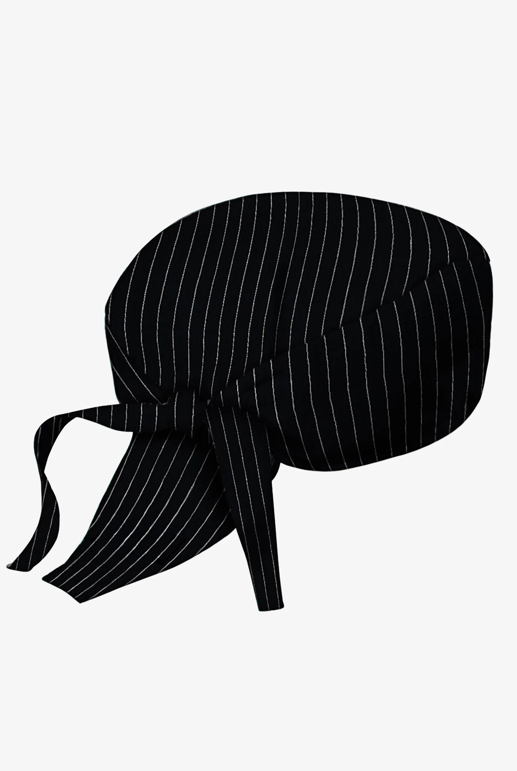 UA CHEF™ Pinstripe Black Unisex 100% Cotton Printed Head Wraps